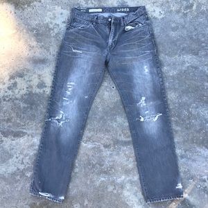 GAP Custom Distressed Grey Jeans
